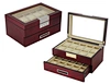 wood watch box with drawer